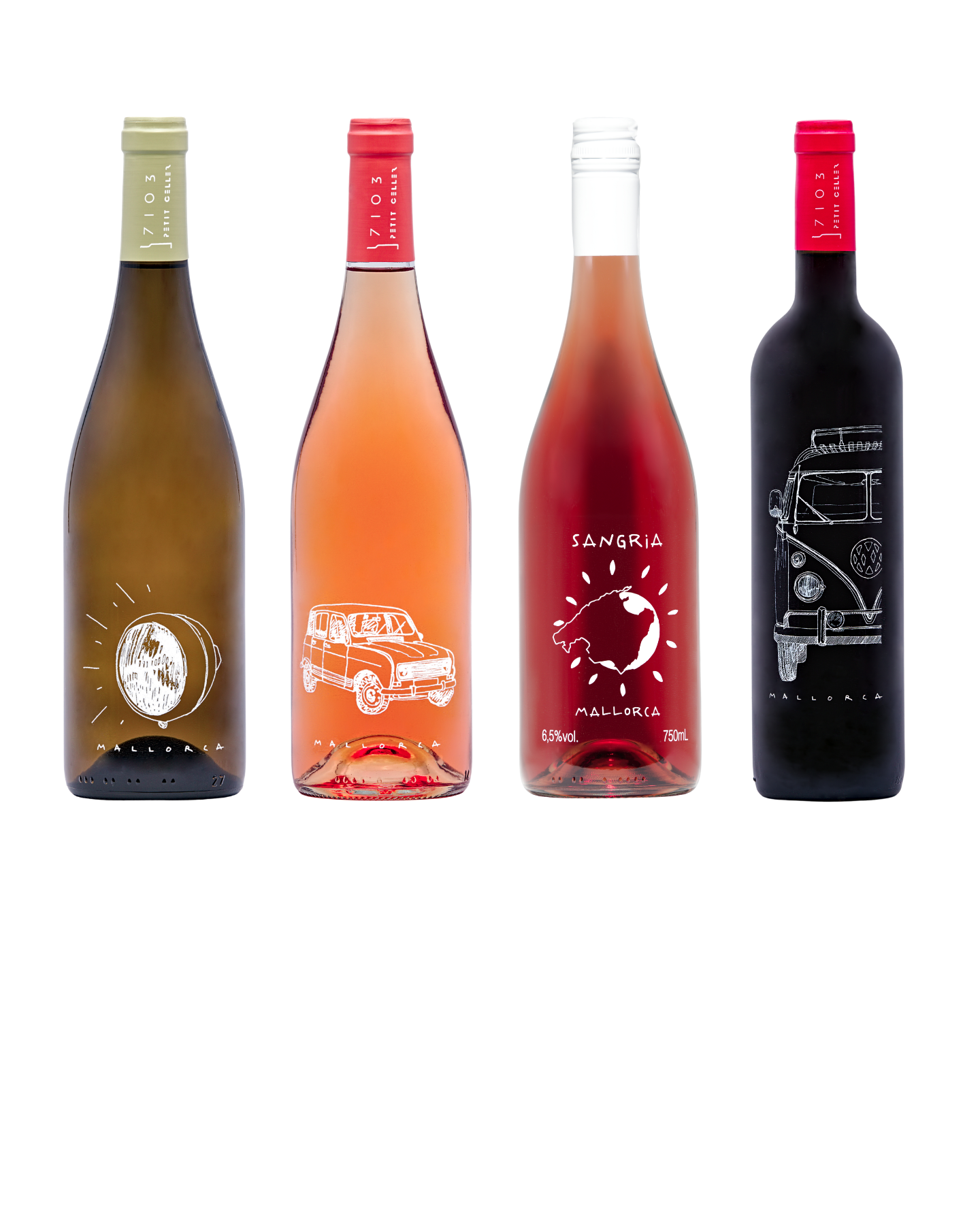 7103 Pack 100% Mantonegro (x4)