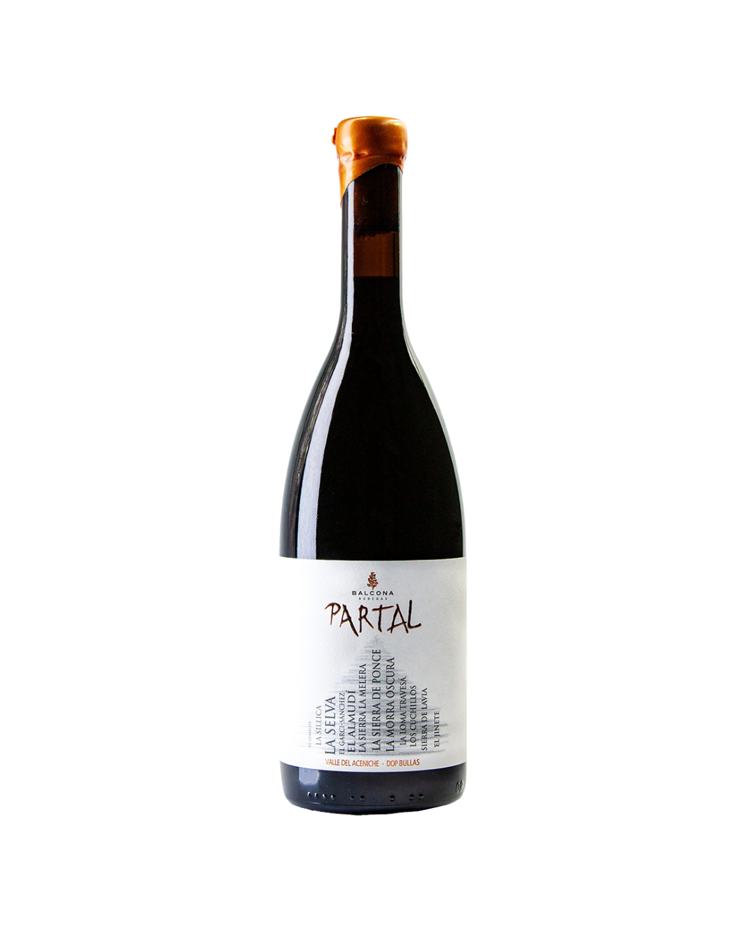 Botella de vino tinto Partal Cepas Viejas 2018 de la bodega Balcona