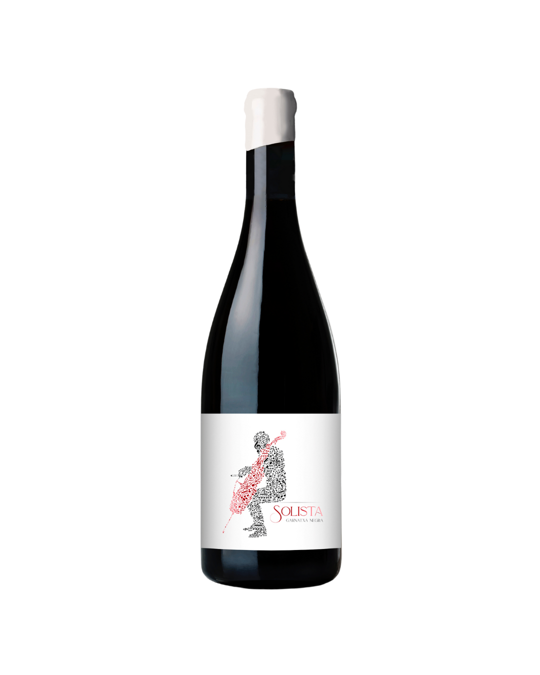 Botella de vino tinto Solista Negre 2022 Garnacha de la bodega Bielsa Ruano