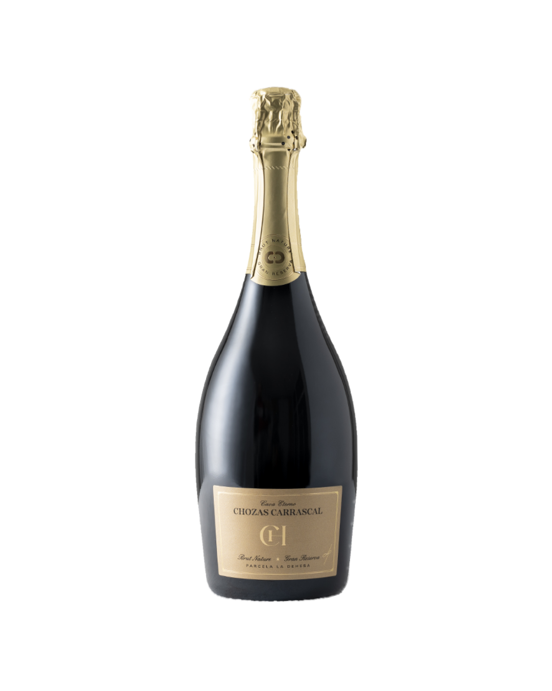 Botella de vino espumoso blanco Cava Eterno 2017 de la bodega Chozas Carrascal