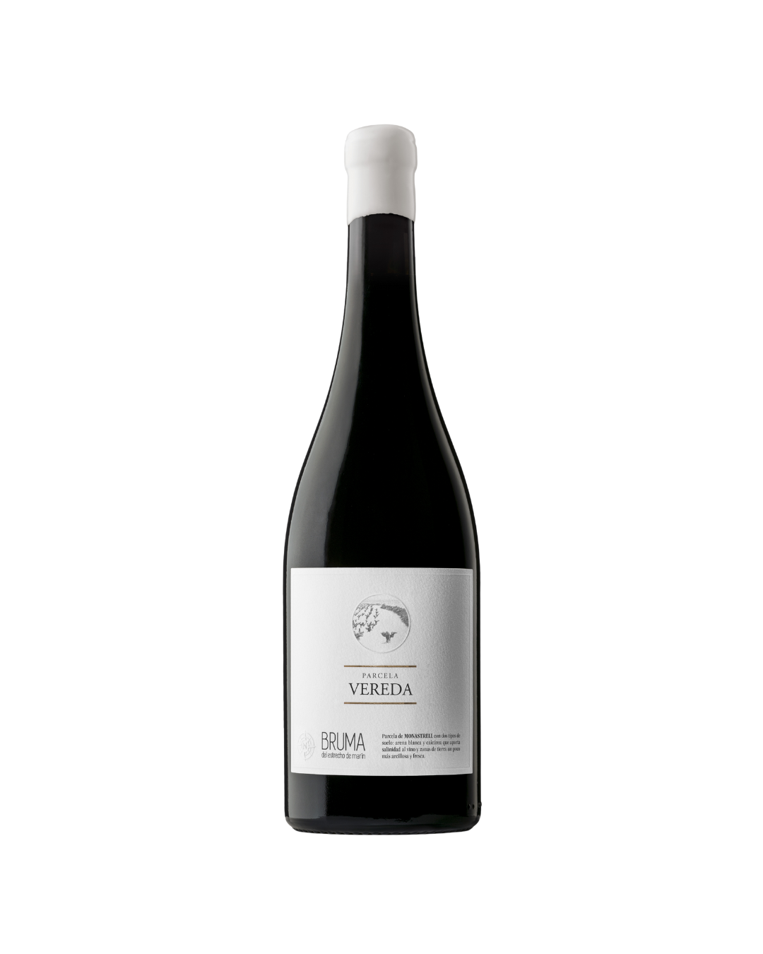 Botella de vino tinto Bruma del Estrecho de Marín / Parcela Vereda 2022 de la bodega Viña Elena