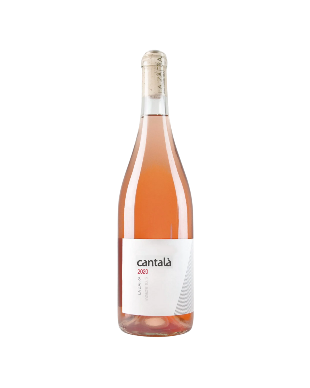 Botella de vino rosado Cantalà Rosado 2020 de la bodega La Zafra
