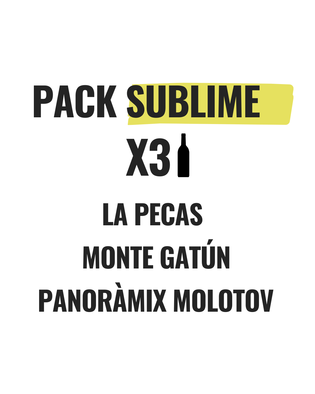 Pack Sublime (3 bot.)