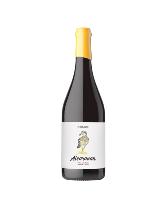 Botella de vino tinto Alcaravan 2022 de la bodega 5 Hormigas