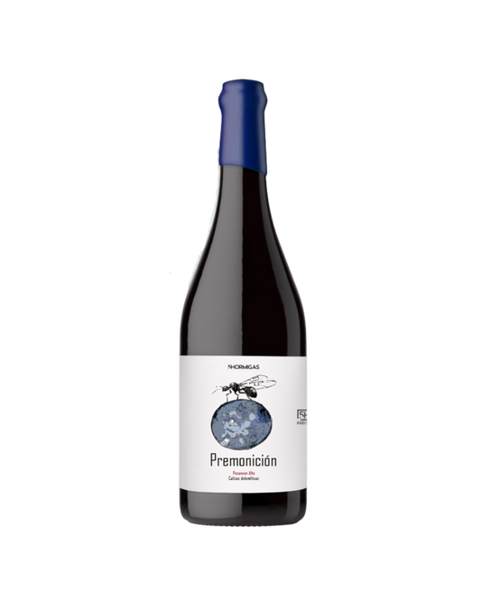 Botella de vino tinto Premonición 2022 de la bodega 5 Hormigas