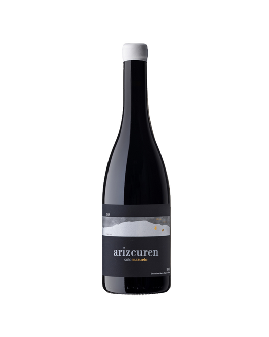 Botella de vino tinto Solomazuelo 2023 de la bodega Arizcuren