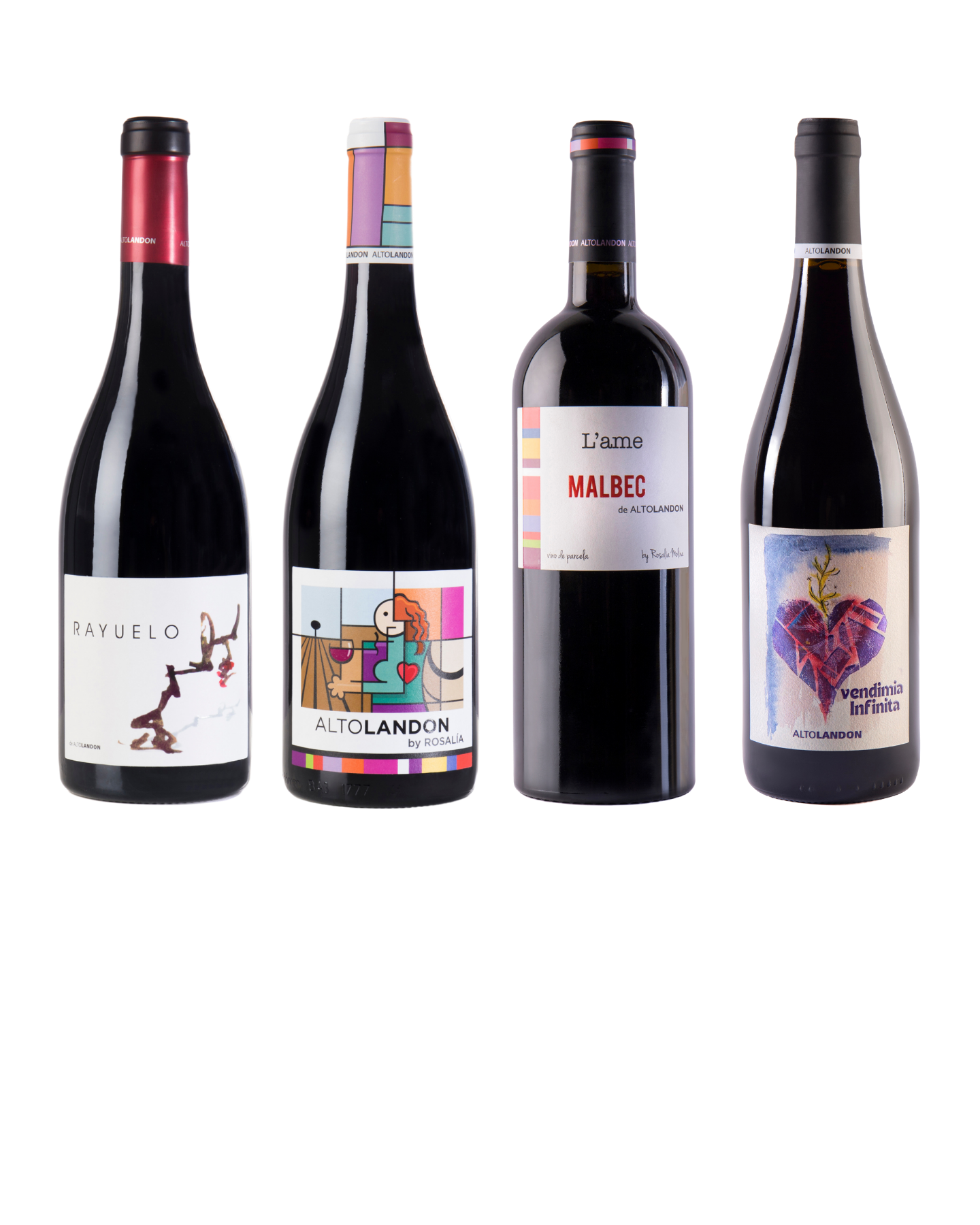 Tintos L’Ame + Rayuelo + Rosalia + Vendimia infinita