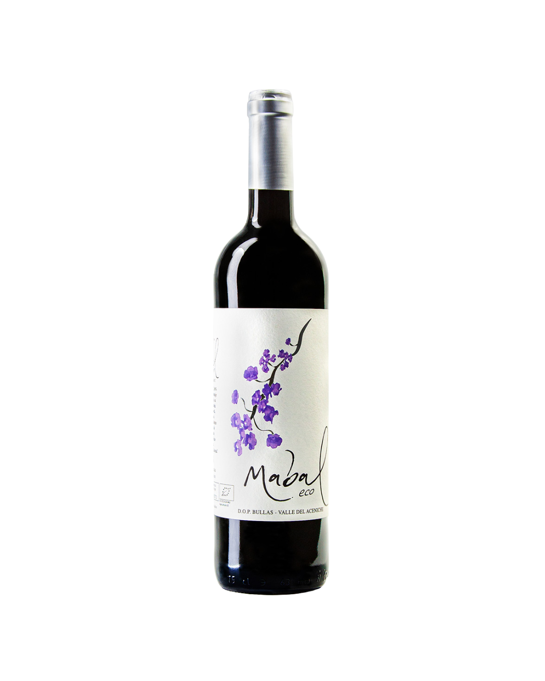 Botella de vino tinto Mabal Monastrell Eco 2022 de la bodega Balcona