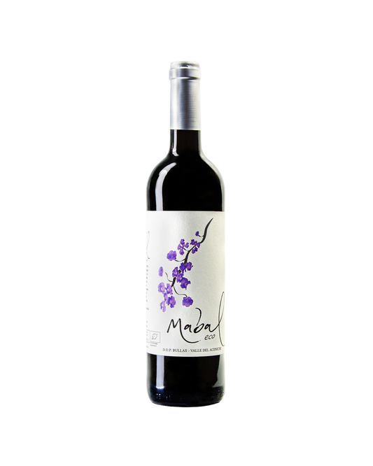 Botella de vino tinto Mabal Monastrell Eco 2022 de la bodega Balcona