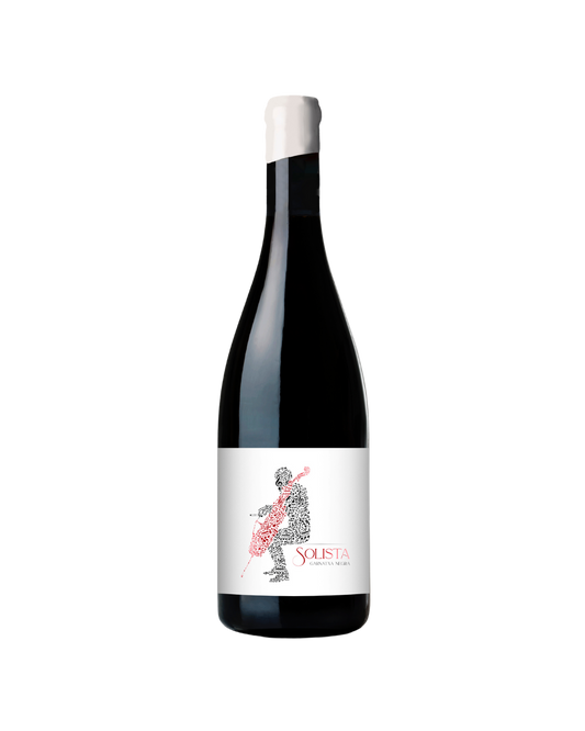 Botella de vino tinto Solista Negre 2022 Garnacha de la bodega Bielsa Ruano