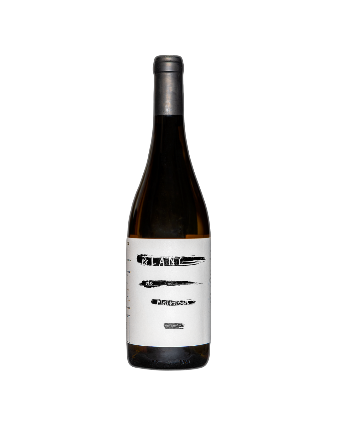 Botella de vino blanco Blanc de Malvasía 2022 de la bodega Celler 3 Tardors