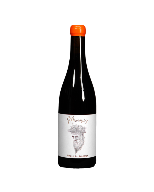 Botella de vino tinto Memòries 2020 de la bodega Celler 3 Tardors
