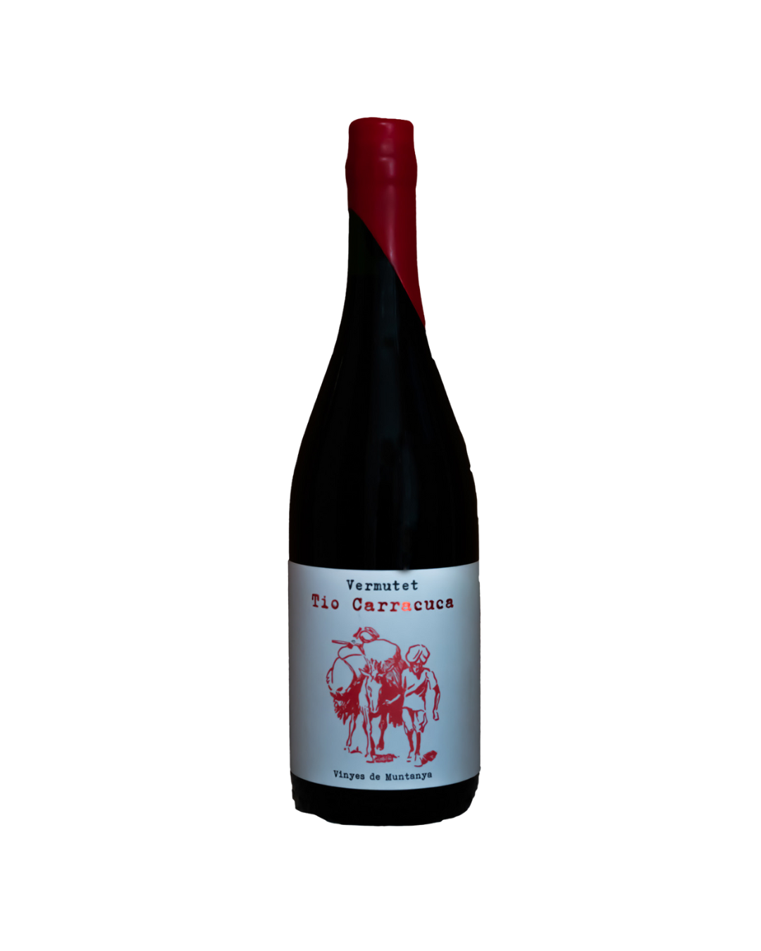 Botella de vino vermut Vermut Tio Carracuca 2020 de la bodega Celler 3 Tardors