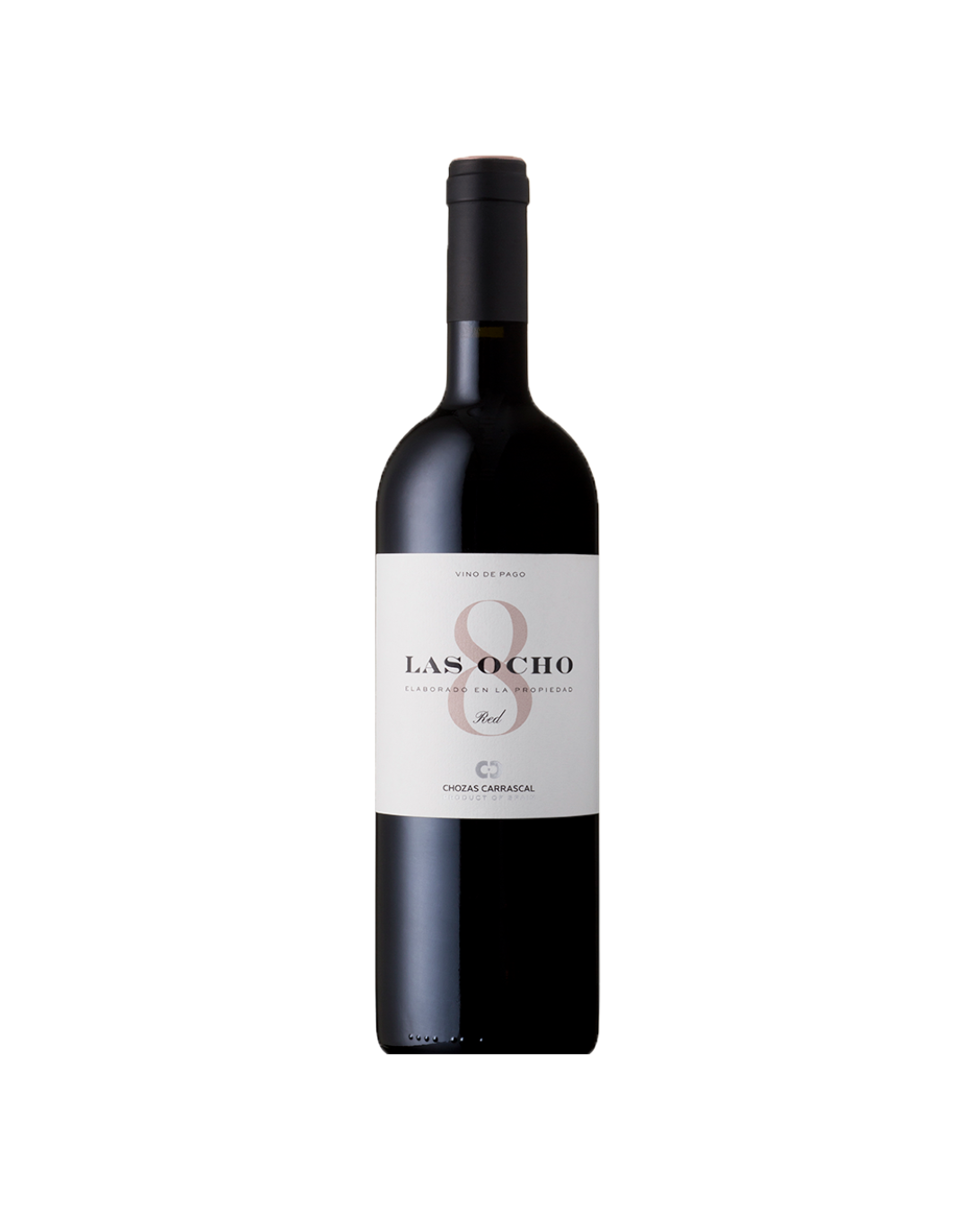 Botella de vino tinto Las Ocho 2020 de la bodega Chozas Carrascal