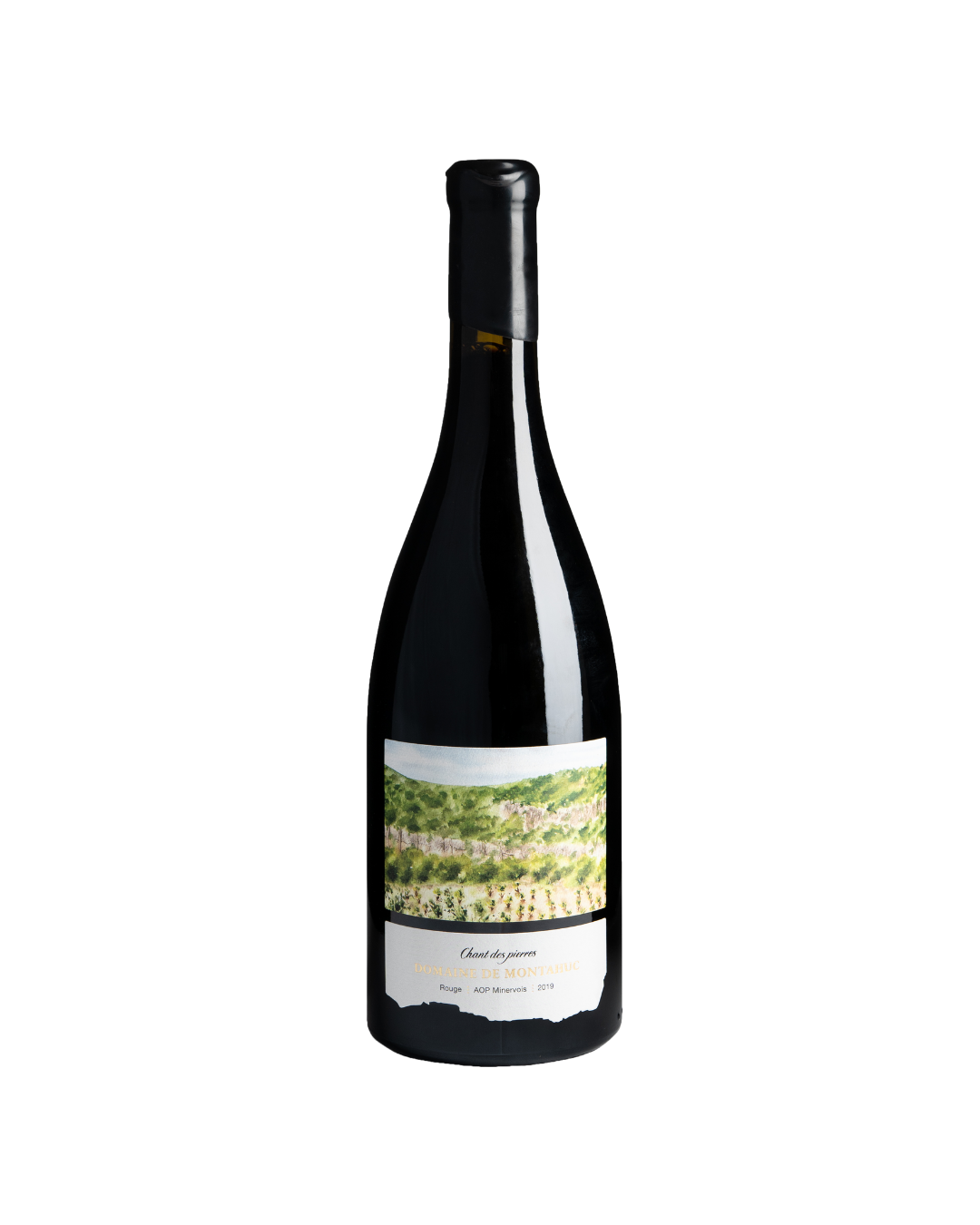 Botella de vino tinto Chant des Pierres 2022 de la bodega Chozas Carrascal