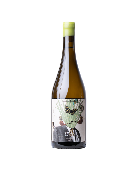 Botella de vino tinto L’Avi de la Pipa de la bodega Celler Pallarades