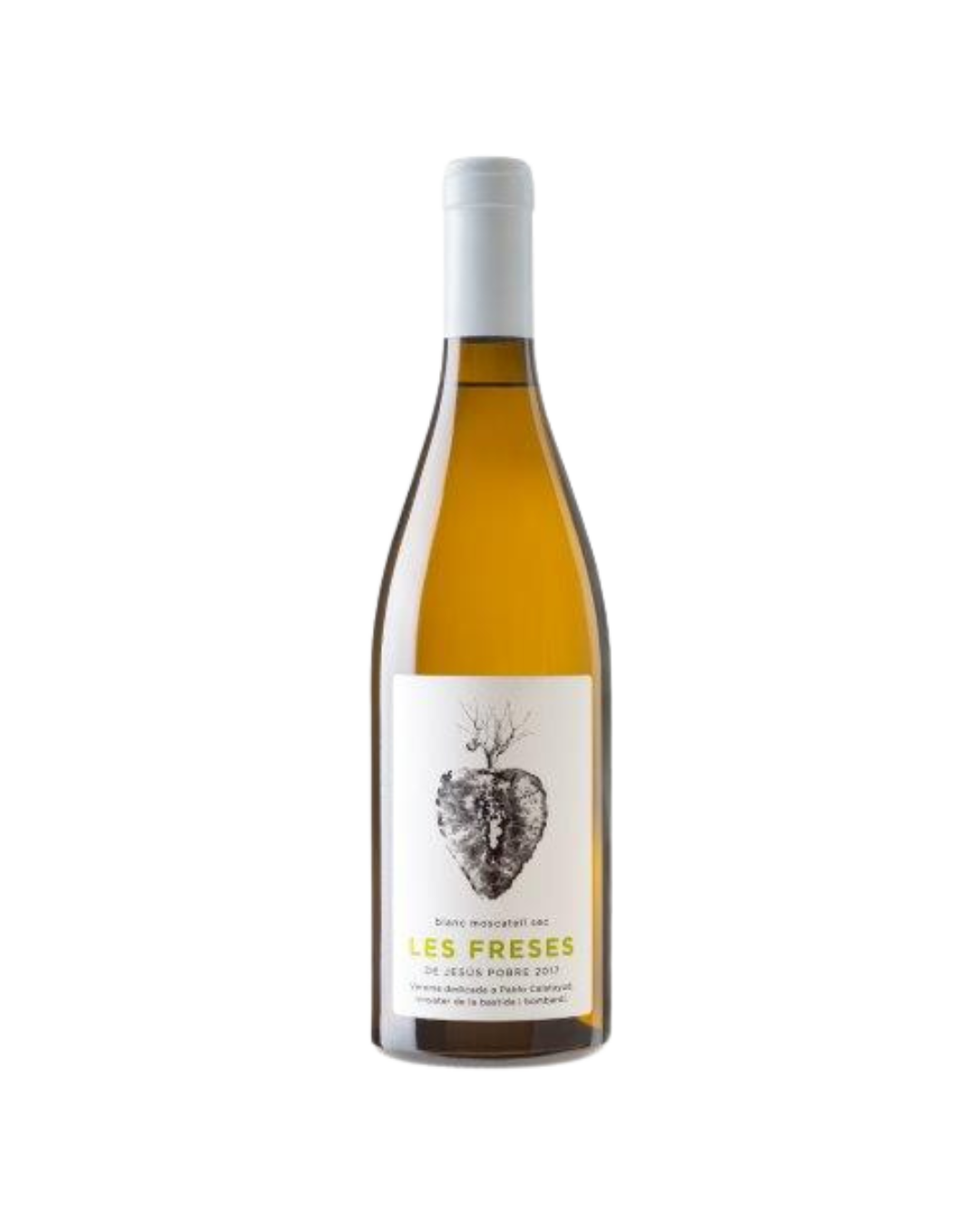 Botella de vino blanco Les Freses 2023 75cl. de la bodega Les Freses