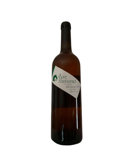 Botella de vino blanco Aire Natural 2018 de la bodega Lagar Quixote