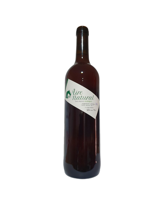 Botella de vino blanco Aire Natural 2022 de la bodega Lagar Quixote