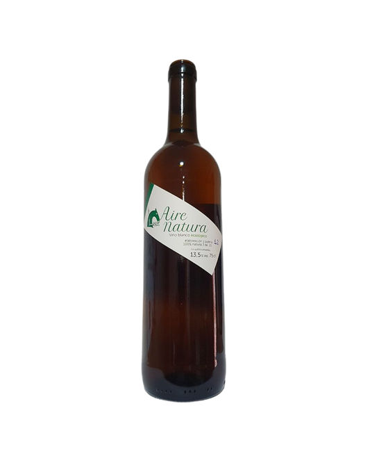 Botella de vino blanco Aire Natural 2023 de la bodega Lagar Quixote