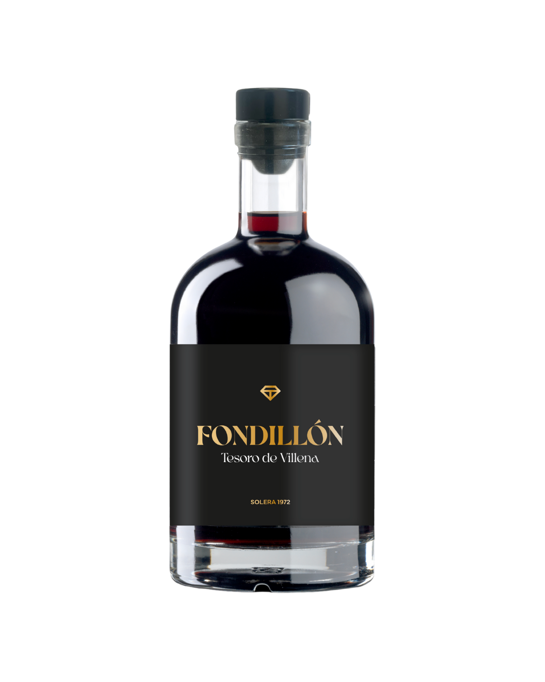 Botella de vino fondillón Fondillón Tesoro de Villena Solera 1972 de la bodega Las Virtudes