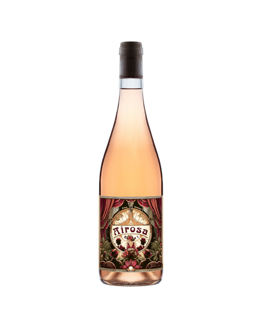 Botella de vino rosado Airosa 2024 de la bodega Mas Amfres