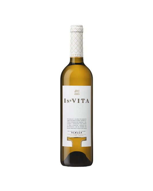 Botella de vino blanco In Vita 2024 de la bodega Señorío del Líbano