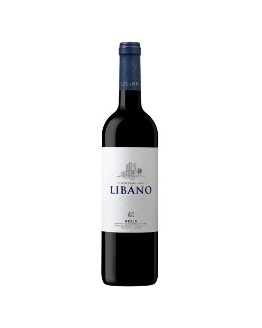 Botella de vino tinto Líbano Crianza 3 Generaciones 2019 5L de la bodega Señorío del Líbano