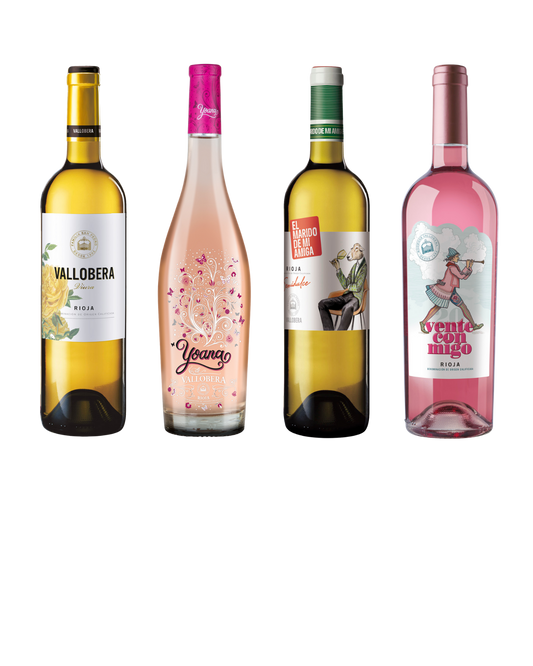 Pack Vallobera Secos y Semidulces (x4) de la bodega Vallobera