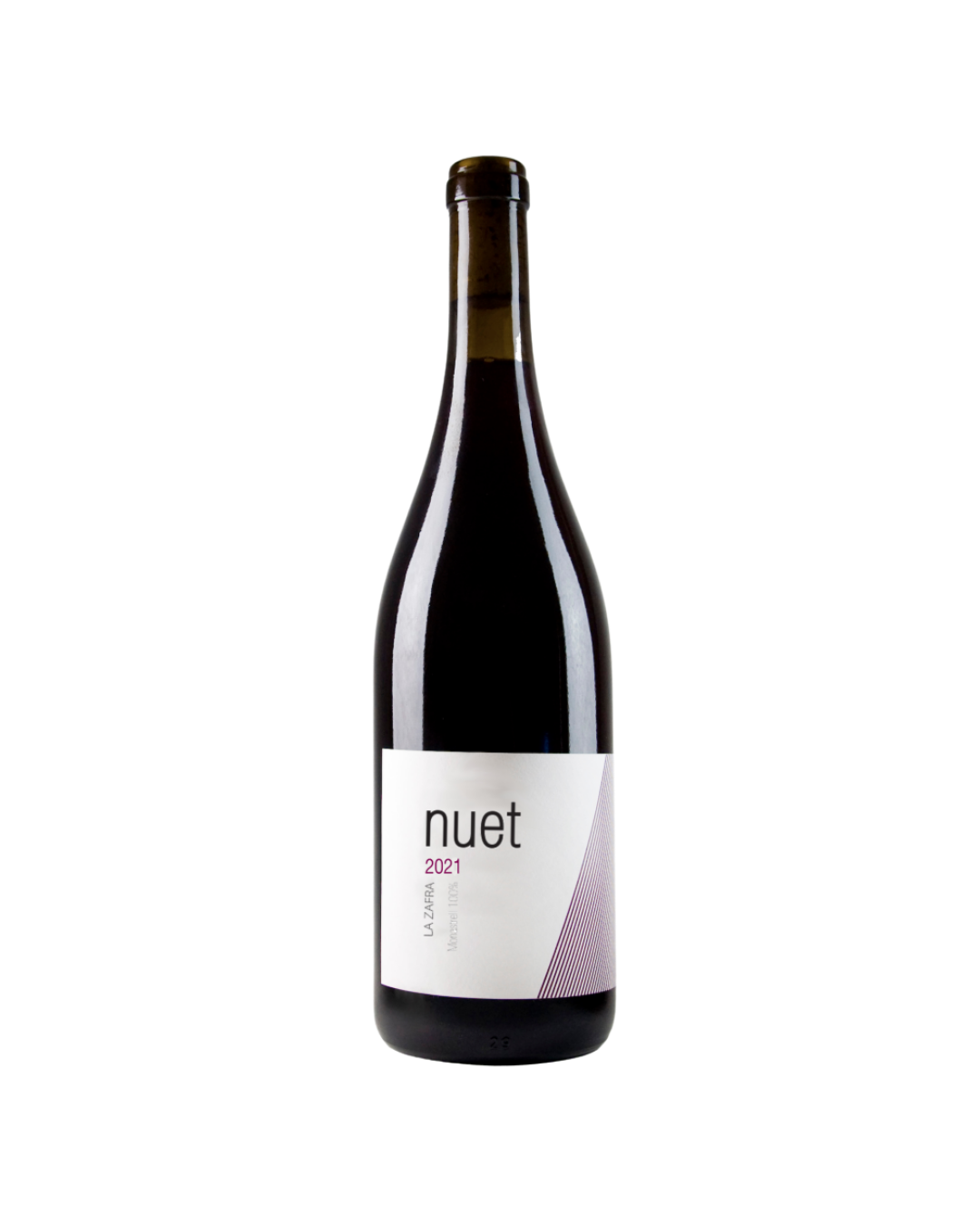 Botella de vino tinto Nuet 2021 de la bodega La Zafra
